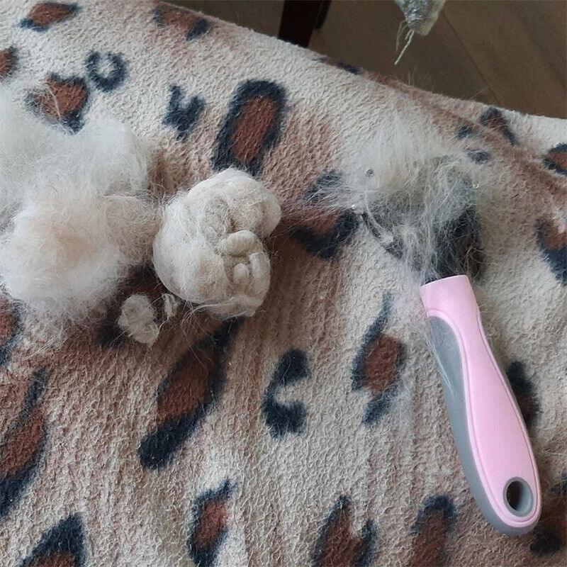 Grooming Brush For Pet Dog Cat Deshedding Tool Rake Comb Fur Remover Reduce 2 - Side Dematting Tool For Dogs Cats Pets Grooming Brush Double Sided Shedding And Dematting Undercoat Rake Hair Removal Comb - The pet loft