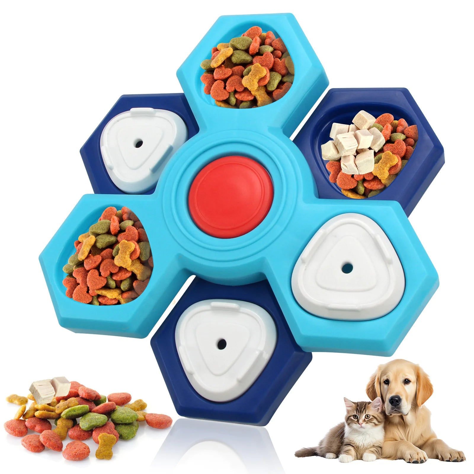 Interactive Dog Treat Puzzle Toy - The pet loft