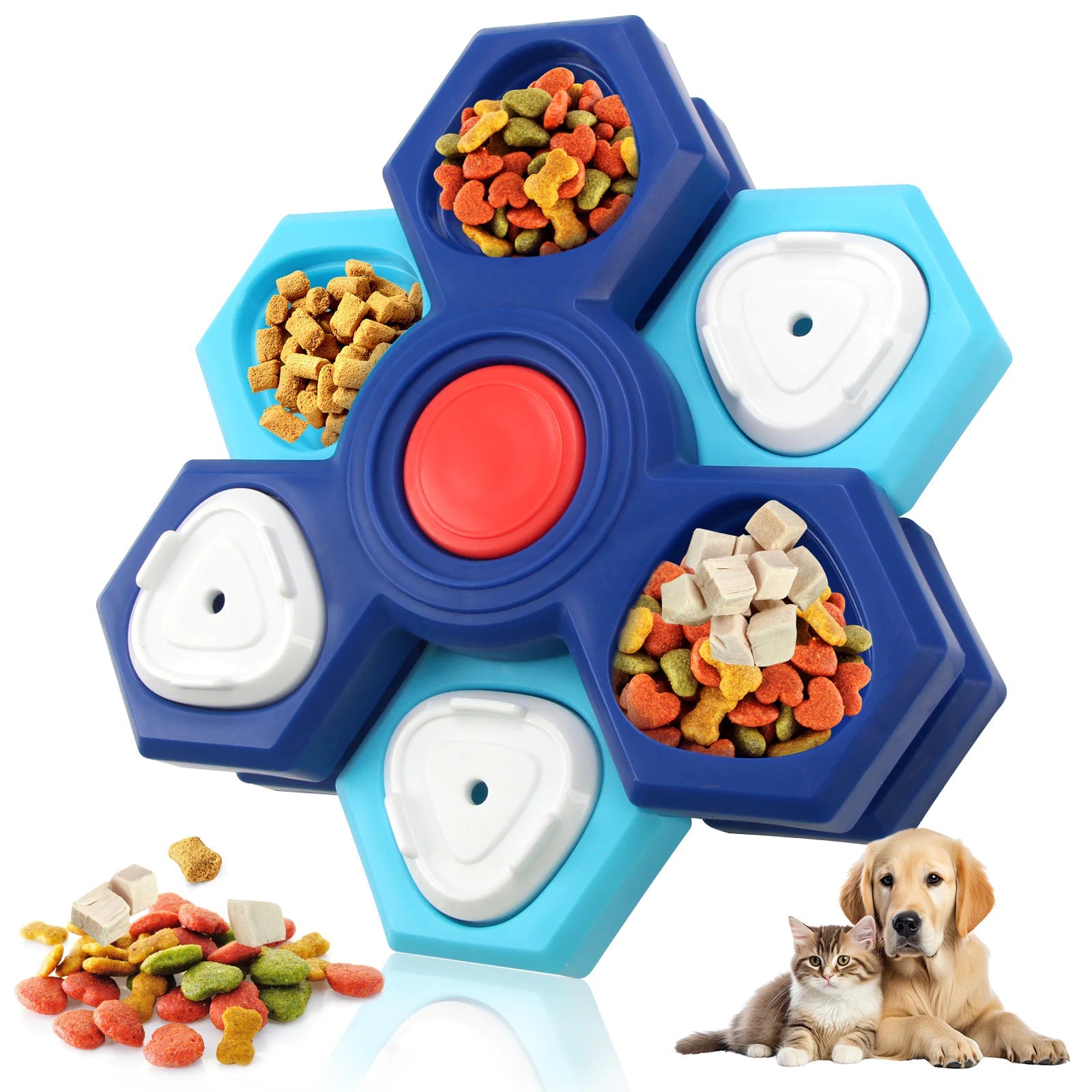 Interactive Dog Treat Puzzle Toy - The pet loft