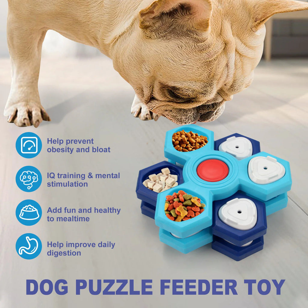 Interactive Dog Treat Puzzle Toy - The pet loft