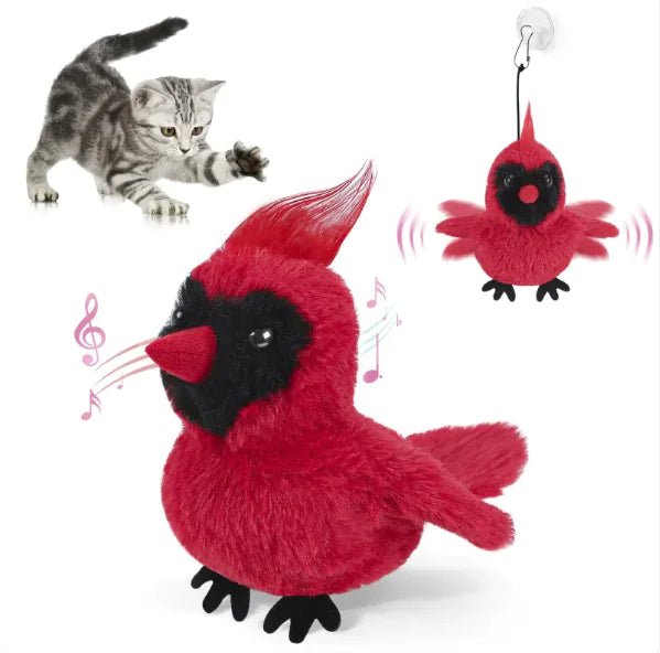 USB Rechargeable Interactive Flapping Bird Cat Toy - The pet loft