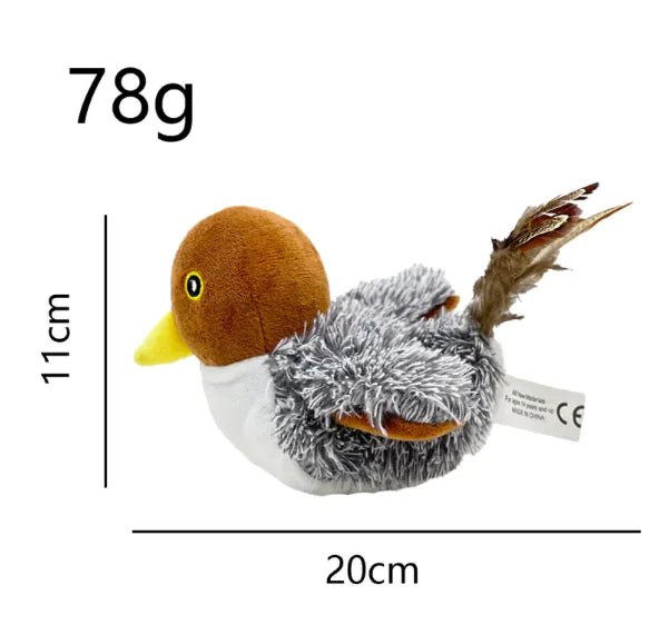 USB Rechargeable Interactive Flapping Bird Cat Toy - The pet loft
